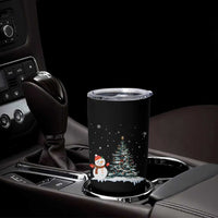Christmas Snowman Tumbler Cup Funny Snowmen With Christmas Tree