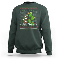 Christmas Snowman Squad Sweatshirt Funny Holiday Snowmen With Xmas Tree - Wonder Print Shop