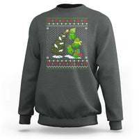 Christmas Snowman Squad Sweatshirt Funny Holiday Snowmen With Xmas Tree - Wonder Print Shop
