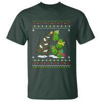 Christmas Snowman Squad T Shirt Funny Holiday Snowmen With Xmas Tree - Wonder Print Shop