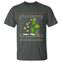 Christmas Snowman Squad T Shirt Funny Holiday Snowmen With Xmas Tree - Wonder Print Shop