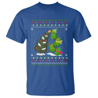 Christmas Snowman Squad T Shirt Funny Holiday Snowmen With Xmas Tree - Wonder Print Shop