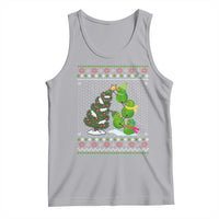 Christmas Snowman Squad Tank Top Funny Holiday Snowmen With Xmas Tree - Wonder Print Shop