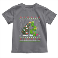 Christmas Snowman Squad Toddler T Shirt Funny Holiday Snowmen With Xmas Tree - Wonder Print Shop