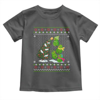 Christmas Snowman Squad Toddler T Shirt Funny Holiday Snowmen With Xmas Tree - Wonder Print Shop