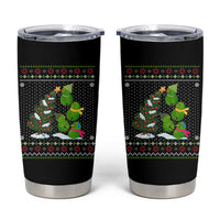 Christmas Snowman Squad Tumbler Cup Funny Holiday Snowmen With Xmas Tree