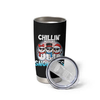 Christmas Snowman Tumbler Cup Chillin With My Snowmies Christmas Snowman