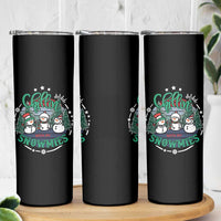 Christmas Snowman Skinny Tumbler Chillin With My Snowmies Cute Winter