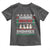 Christmas Snowman Toddler T Shirt Hanging With My Snowmies Merry Xmas - Wonder Print Shop