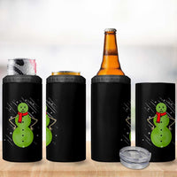 Christmas Snowman 4 in 1 Can Cooler Tumbler Funny Angry Snowmen