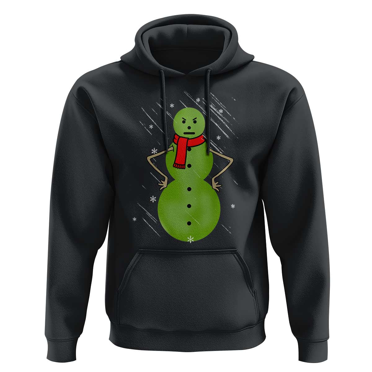 Christmas Snowman Hoodie Funny Angry Snowmen - Wonder Print Shop