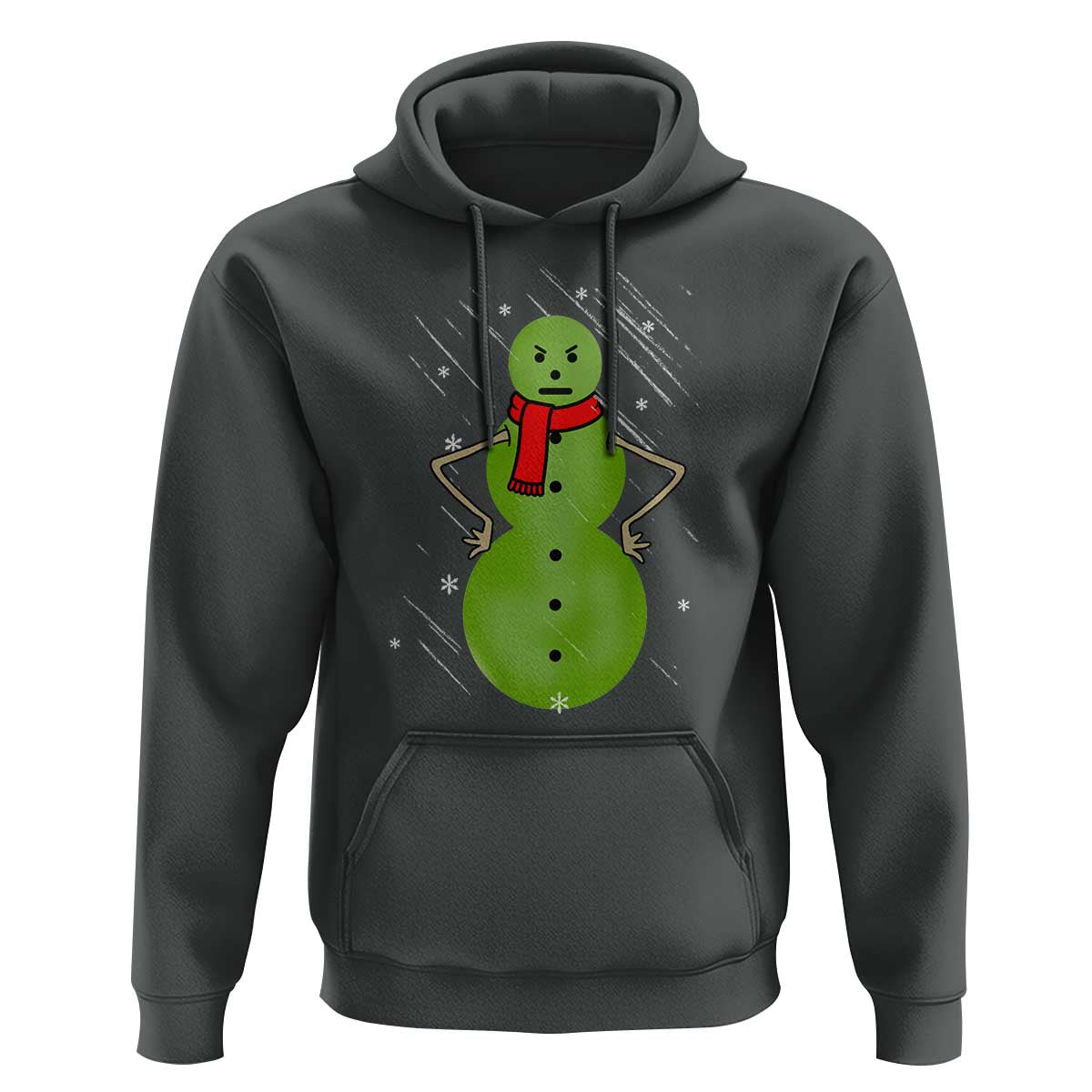Christmas Snowman Hoodie Funny Angry Snowmen - Wonder Print Shop