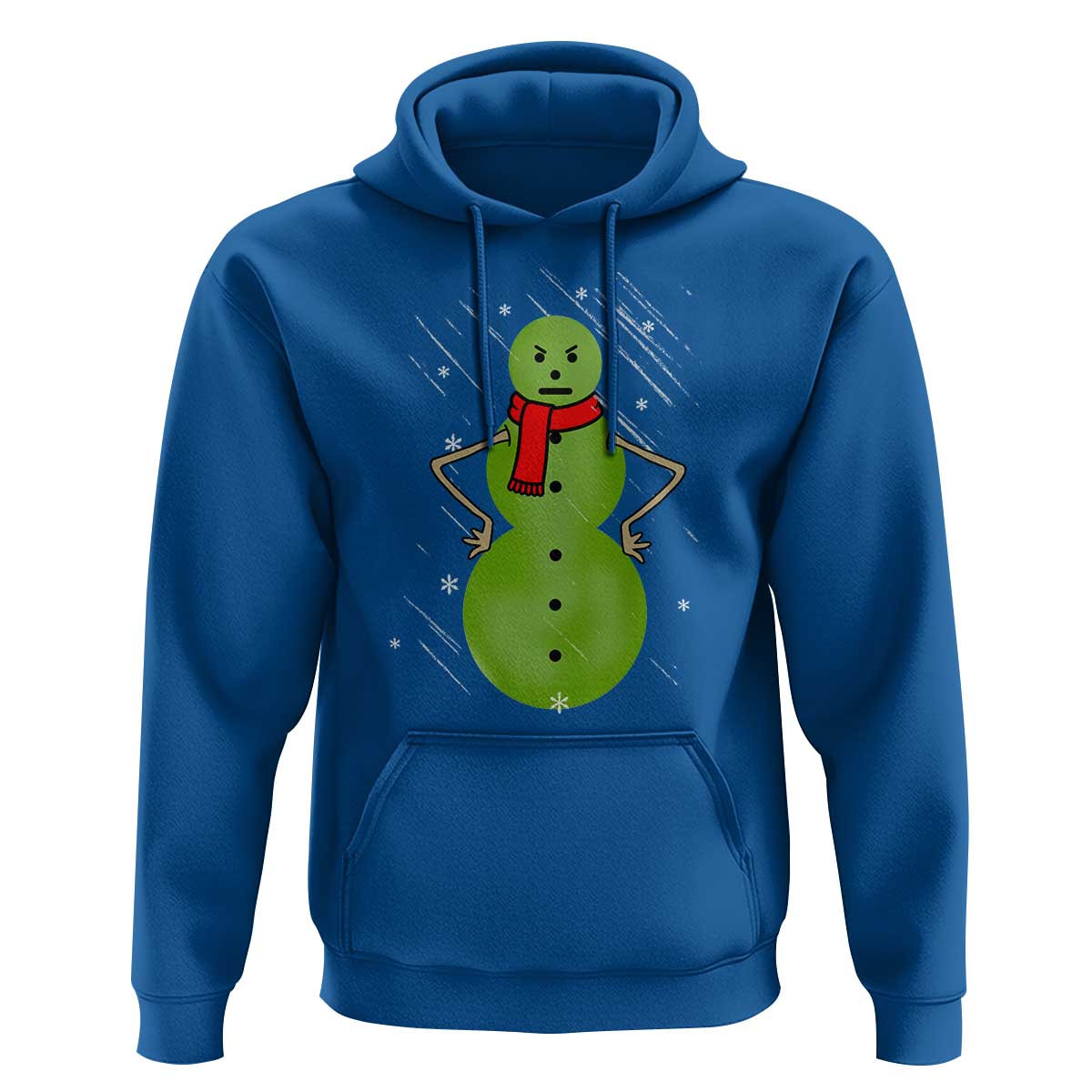 Christmas Snowman Hoodie Funny Angry Snowmen - Wonder Print Shop