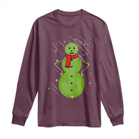 Christmas Snowman Long Sleeve Shirt Funny Angry Snowmen - Wonder Print Shop