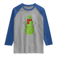 Christmas Snowman Raglan Shirt Funny Angry Snowmen - Wonder Print Shop