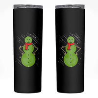 Christmas Snowman Skinny Tumbler Funny Angry Snowmen