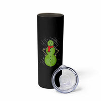 Christmas Snowman Skinny Tumbler Funny Angry Snowmen
