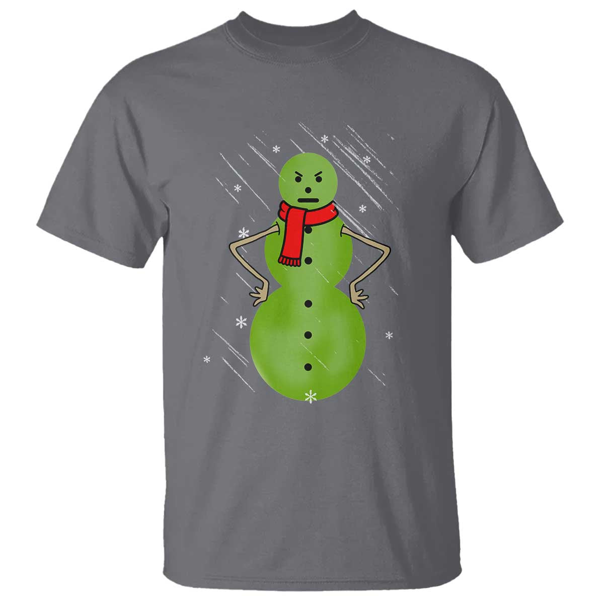Christmas Snowman T Shirt Funny Angry Snowmen - Wonder Print Shop