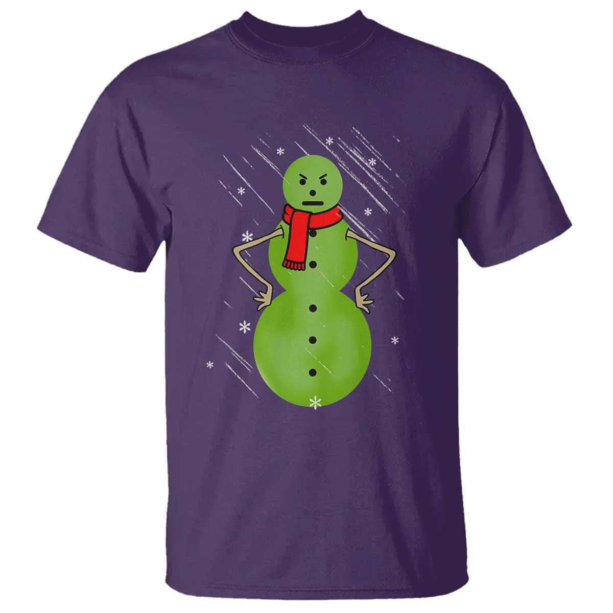 Christmas Snowman T Shirt Funny Angry Snowmen - Wonder Print Shop