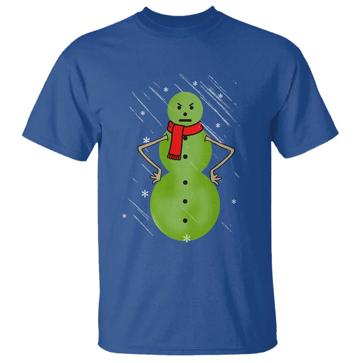 Christmas Snowman T Shirt Funny Angry Snowmen - Wonder Print Shop