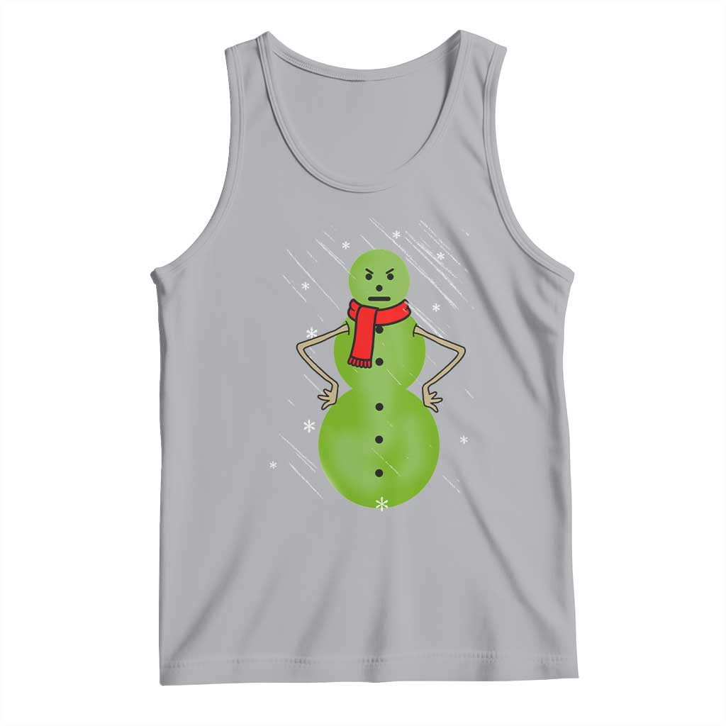 Christmas Snowman Tank Top Funny Angry Snowmen - Wonder Print Shop
