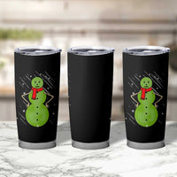 Christmas Snowman Tumbler Cup Funny Angry Snowmen
