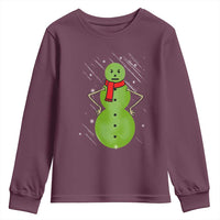 Christmas Snowman Youth Sweatshirt Funny Angry Snowmen - Wonder Print Shop