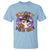 Cute Halloween Ghost T Shirt Spooky Vibes Only With Pumpkin - Wonder Print Shop