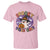 Cute Halloween Ghost T Shirt Spooky Vibes Only With Pumpkin - Wonder Print Shop