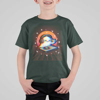 Halloween Ghost T Shirt For Kid Funny Trippy Vaporwave DJ Music Party - Wonder Print Shop
