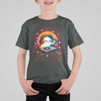 Halloween Ghost T Shirt For Kid Funny Trippy Vaporwave DJ Music Party - Wonder Print Shop