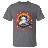 Halloween Ghost T Shirt Funny Trippy Vaporwave DJ Music Party - Wonder Print Shop