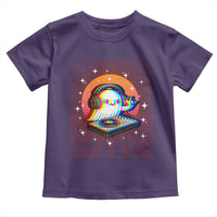 Halloween Ghost Toddler T Shirt Funny Trippy Vaporwave DJ Music Party - Wonder Print Shop