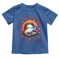 Halloween Ghost Toddler T Shirt Funny Trippy Vaporwave DJ Music Party - Wonder Print Shop