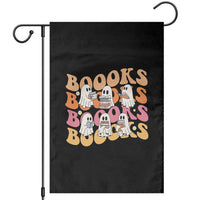 Bookish Ghost Halloween Garden Flag Funny Book Lover And Spooky Squad - Wonder Print Shop
