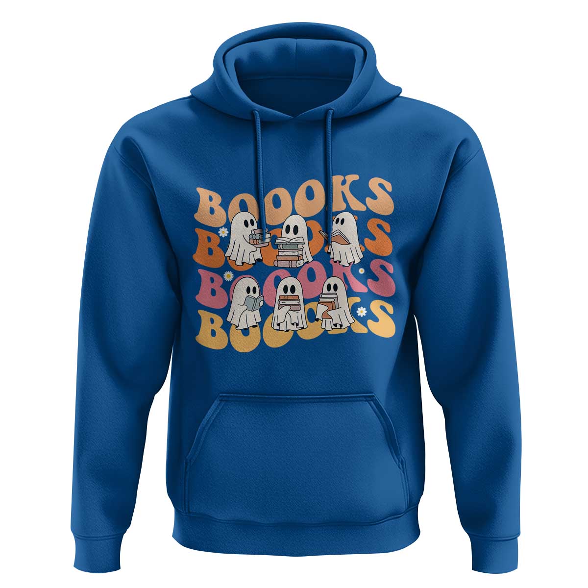 Bookish Ghost Halloween Hoodie Funny Book Lover And Spooky Squad - Wonder Print Shop