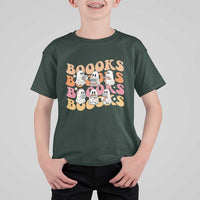 Bookish Ghost Halloween T Shirt For Kid Funny Book Lover And Spooky Squad - Wonder Print Shop