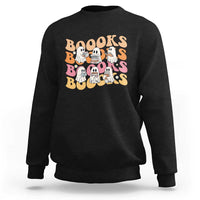 Bookish Ghost Halloween Sweatshirt Funny Book Lover And Spooky Squad - Wonder Print Shop