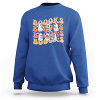 Bookish Ghost Halloween Sweatshirt Funny Book Lover And Spooky Squad - Wonder Print Shop