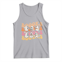 Bookish Ghost Halloween Tank Top Funny Book Lover And Spooky Squad - Wonder Print Shop