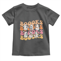 Bookish Ghost Halloween Toddler T Shirt Funny Book Lover And Spooky Squad - Wonder Print Shop