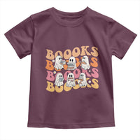 Bookish Ghost Halloween Toddler T Shirt Funny Book Lover And Spooky Squad - Wonder Print Shop