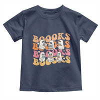 Bookish Ghost Halloween Toddler T Shirt Funny Book Lover And Spooky Squad - Wonder Print Shop