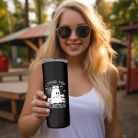 Cute Halloween Nurse I Found This Humerus Ghost Bone Pun Skinny Tumbler