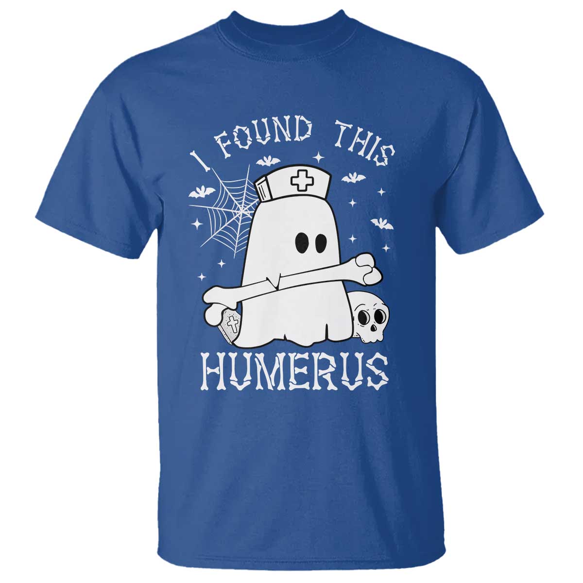 Cute Halloween Nurse I Found This Humerus Ghost Bone Pun T Shirt - Wonder Print Shop