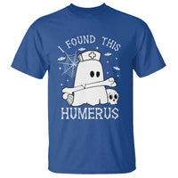 Cute Halloween Nurse I Found This Humerus Ghost Bone Pun T Shirt - Wonder Print Shop
