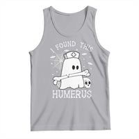 Cute Halloween Nurse I Found This Humerus Ghost Bone Pun Tank Top - Wonder Print Shop