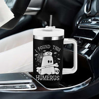 Cute Halloween Nurse I Found This Humerus Ghost Bone Pun Tumbler With Handle