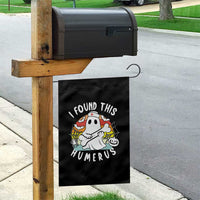 Halloween Ghost Nurse Garden Flag I Found This Humerus Bone Pun - Wonder Print Shop