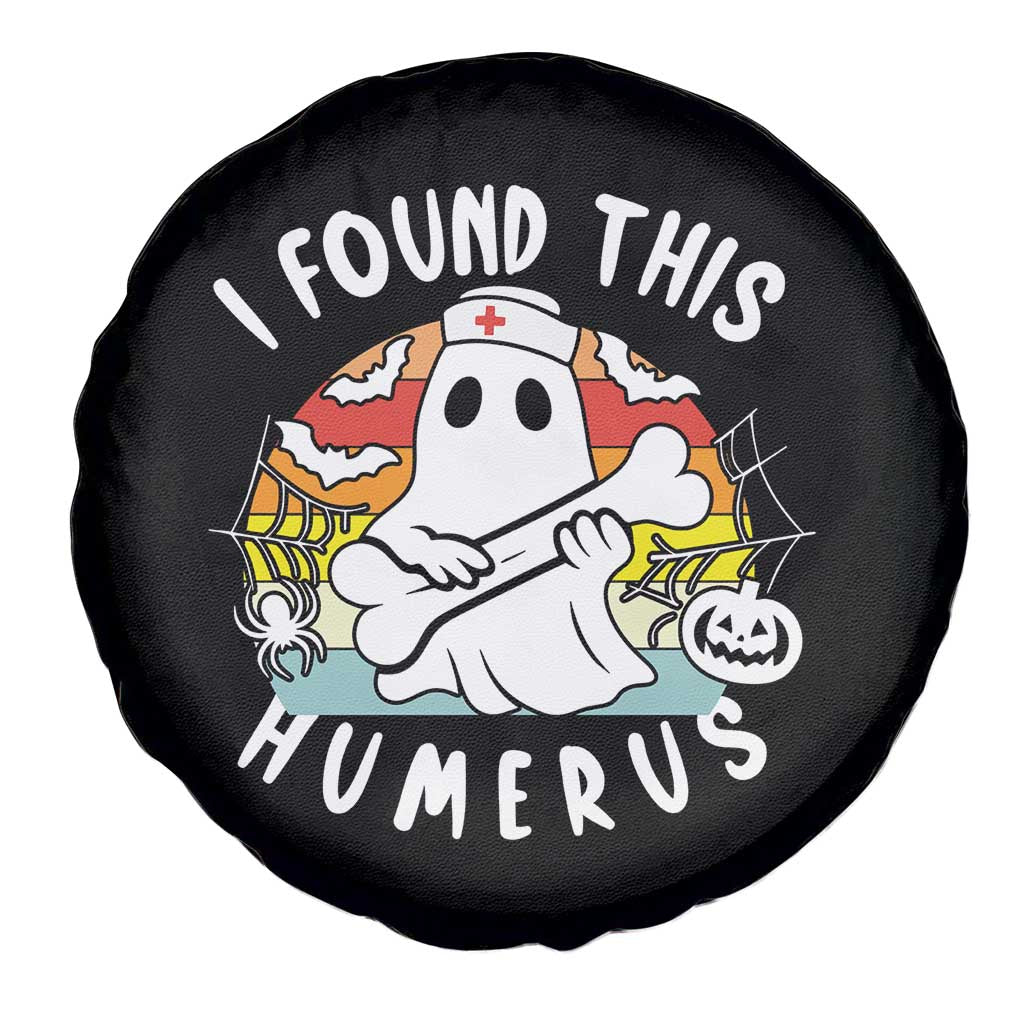 Halloween Ghost Nurse Spare Tire Cover I Found This Humerus Bone Pun - Wonder Print Shop